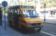 Cotxe 4133 fent la linia L15 seu vella, pero com va ser anul-lada va pasar a fer la linia L12 centre historic- universitats