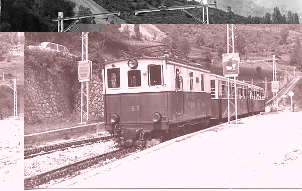 E.3 autèntica entrant a Queralbs el Juny del 1973. Panto abaixat