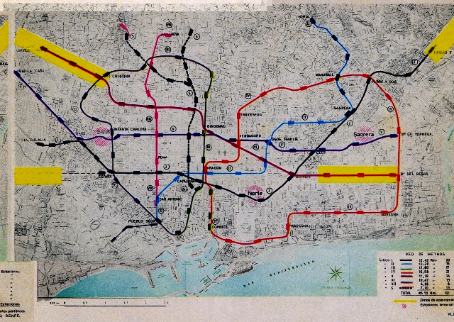 Pla de Metros de l'any 1966