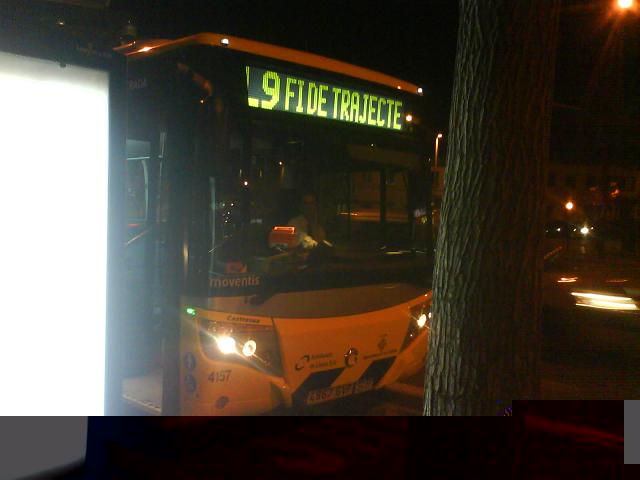 L9 FI DE TRAJECTE Bus 4157