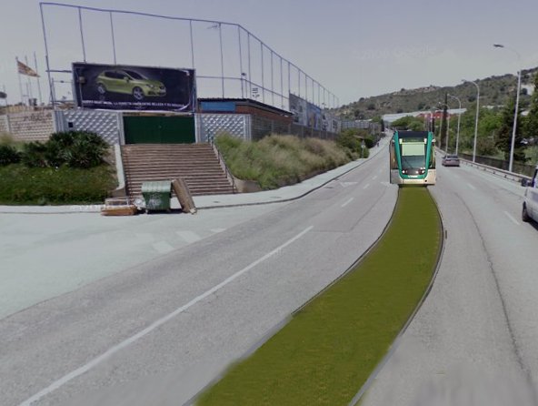 Imatge &quot;casera&quot; del posible tram baixant de Can Ruti