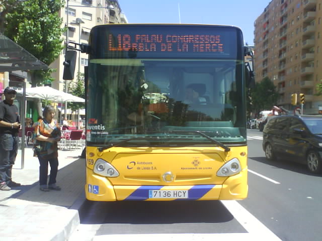 L18 PALAU CONGRESSOS-RBLA DE LA MERCE  BUS 4159