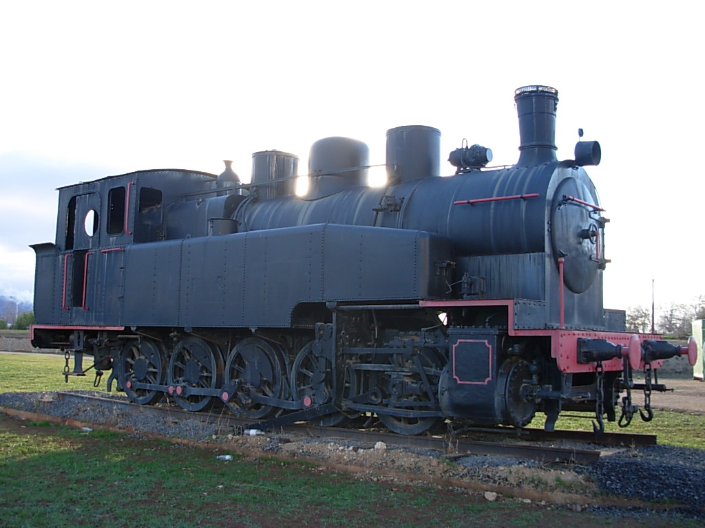 Locomotora de vapor (Museo Minería)