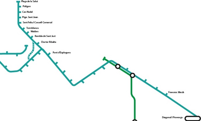 Extensió tram Sant Feliu-Diagonal.jpg