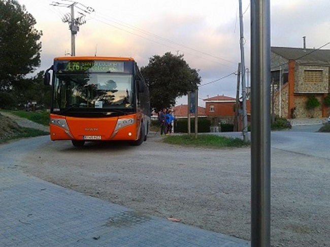 L76 Sant Boi(Ciutat Cooperativa)-Santa Coloma de Cervelló (Cesalpina) por Colonia Güell