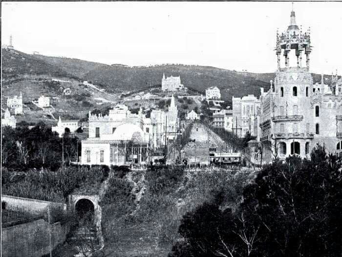 Av. Tibidabo principios s. XX